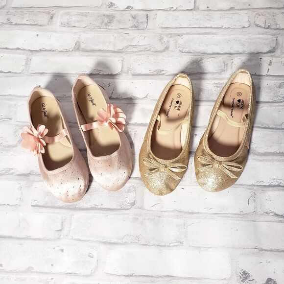 Kids Glitter Flats - Cat & jack and Ardene - Picture 1 of 7